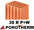 Pustak narożnikowy Porotherm 30 P+W