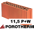Porotherm 11,5 P+W Wienerberger - ściany działowe